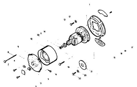 Stator Assembly Diagram and Parts List for 8924-0-4W113  Briggs and Stratton Generator
